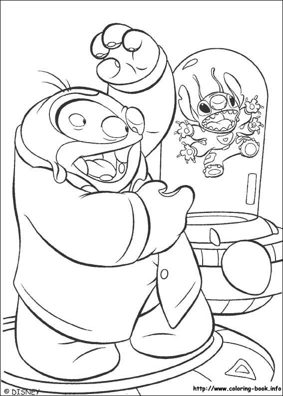 Lilo and Stitch coloring picture